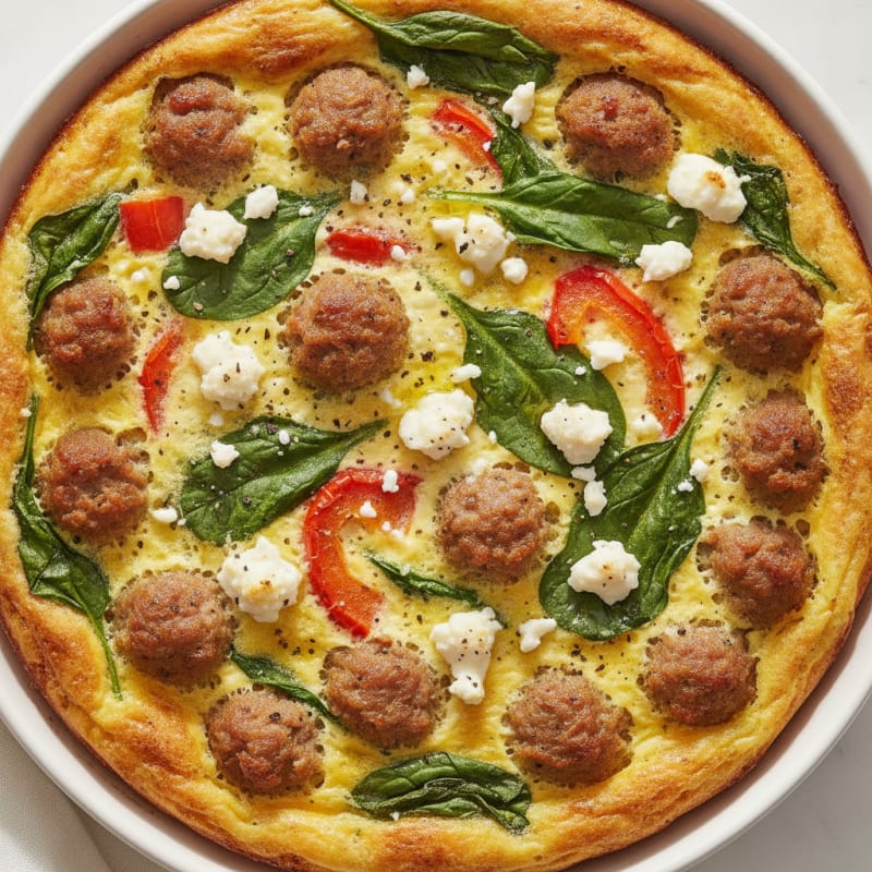 Baked Egg and Sausage Casserole