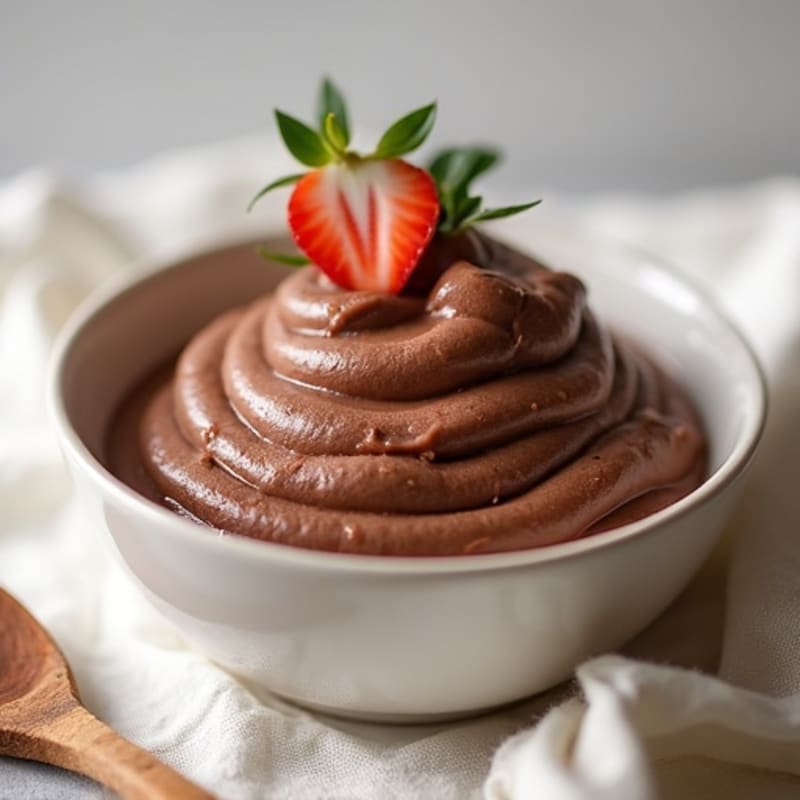 Silky Chocolate Protein Pudding with Greek Yogurt