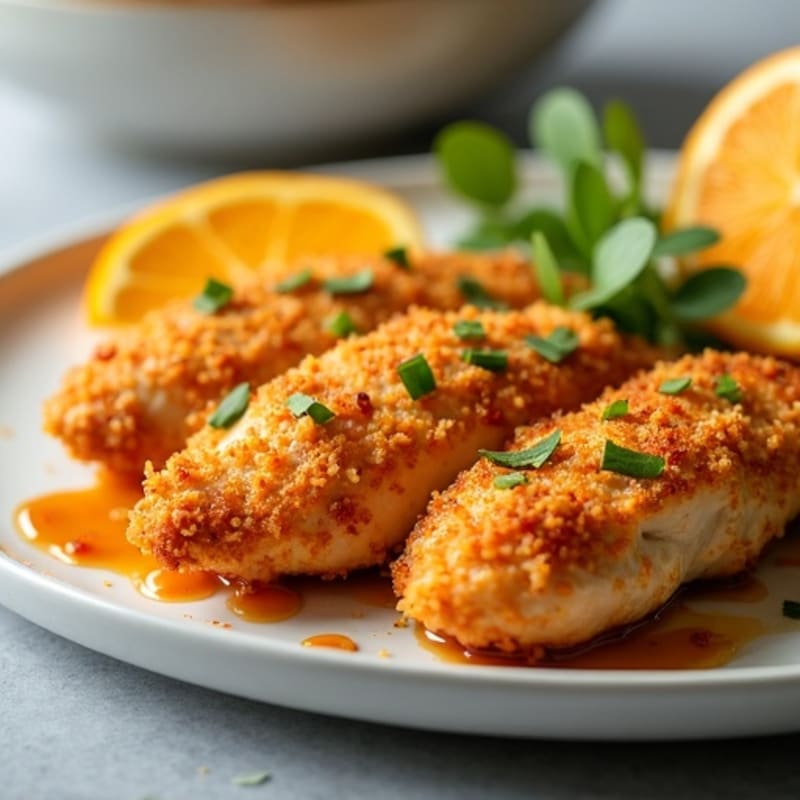 Crispy Baked Orange Chicken