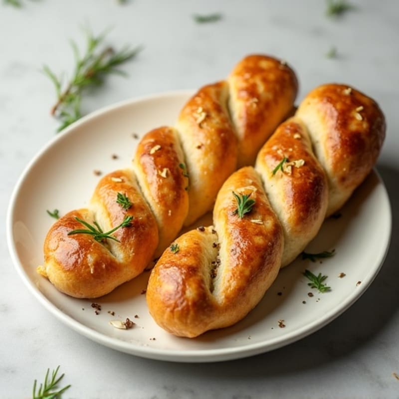 Herb-Roasted Garlic Protein Breadsticks