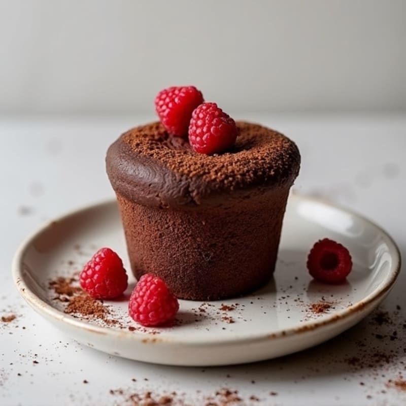 Dark Chocolate Protein Soufflé