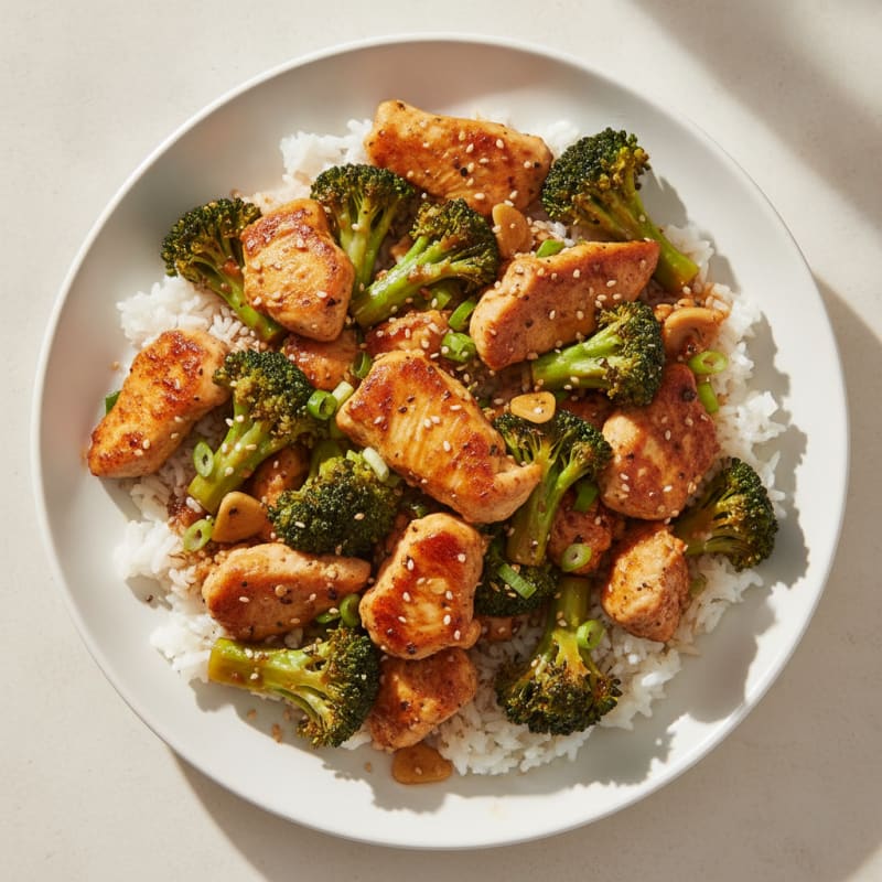 Teriyaki Chicken and Broccoli Stir-Fry