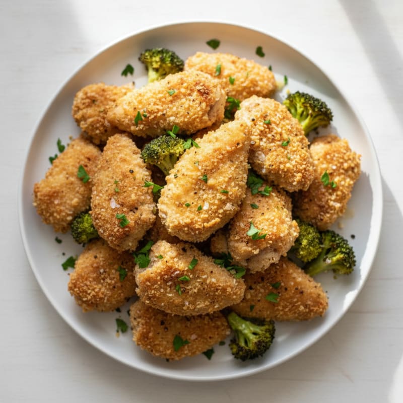 Baked Garlic Parmesan Boneless Wings