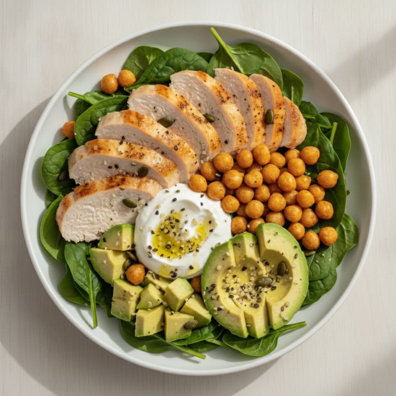 Quick Chicken Protein Power Bowl