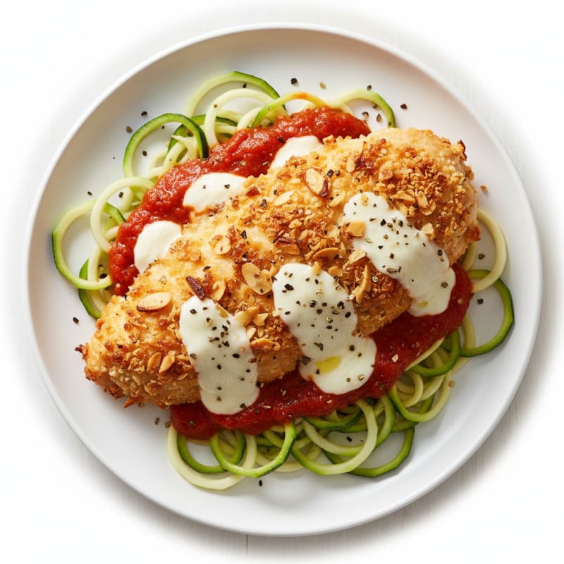 Parmesan-Crusted Chicken with Marinara