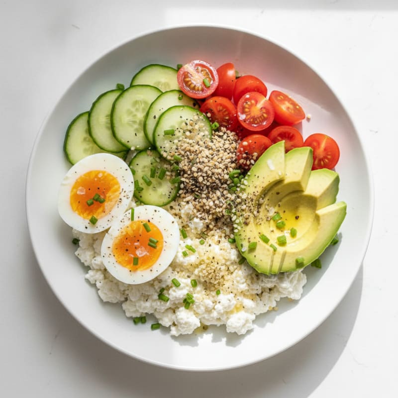 Savory Cottage Cheese Power Bowl