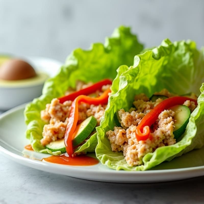 Spicy Tuna Lettuce Wraps