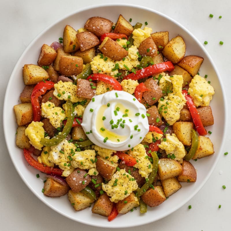 Roasted Potato and Egg Hash