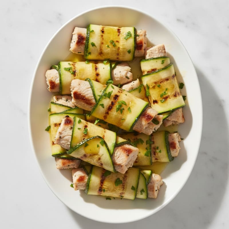 Grilled Turkey Zucchini Wraps