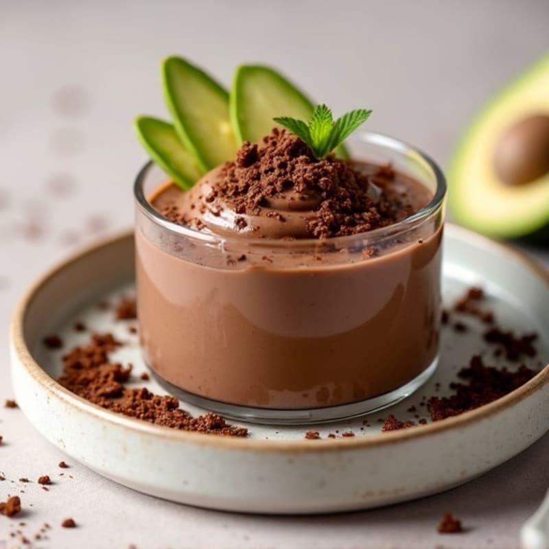 Silky Chocolate Avocado Pudding
