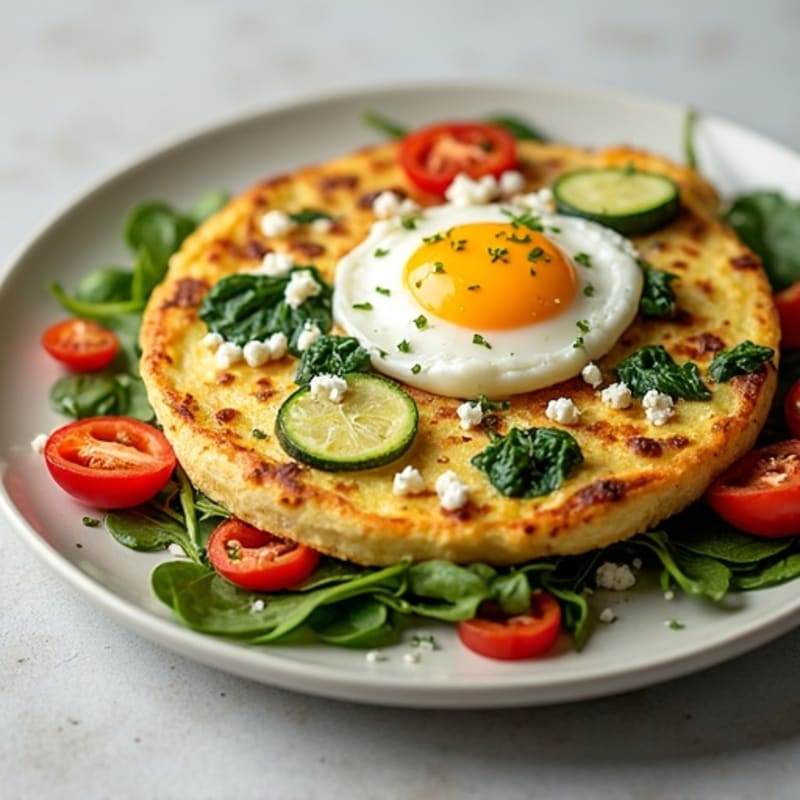 Loaded Vegetable and Fluffy Egg Frittata
