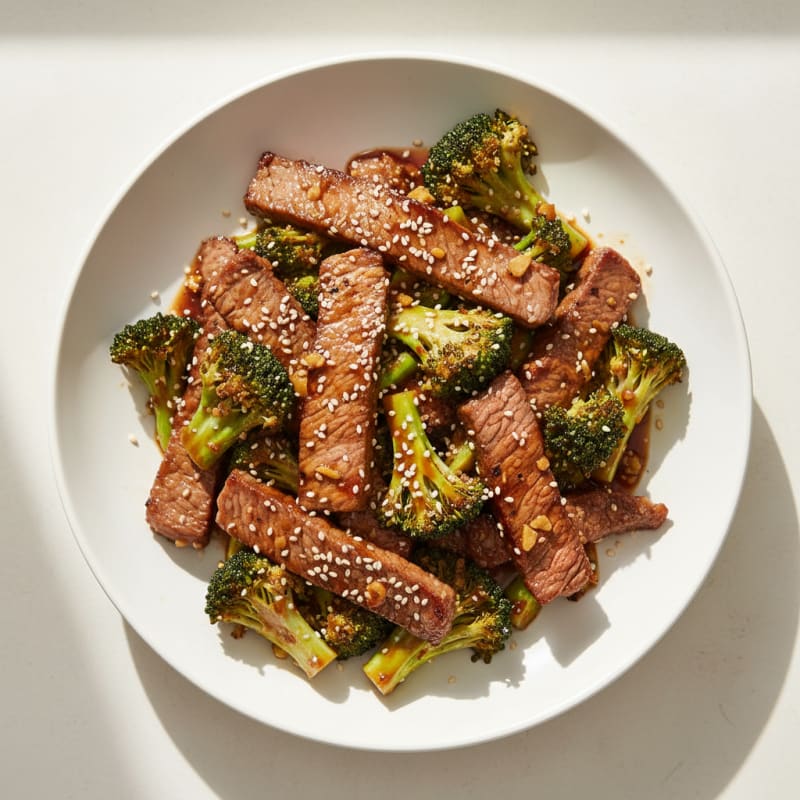 Sesame Beef and Broccoli Stir-Fry