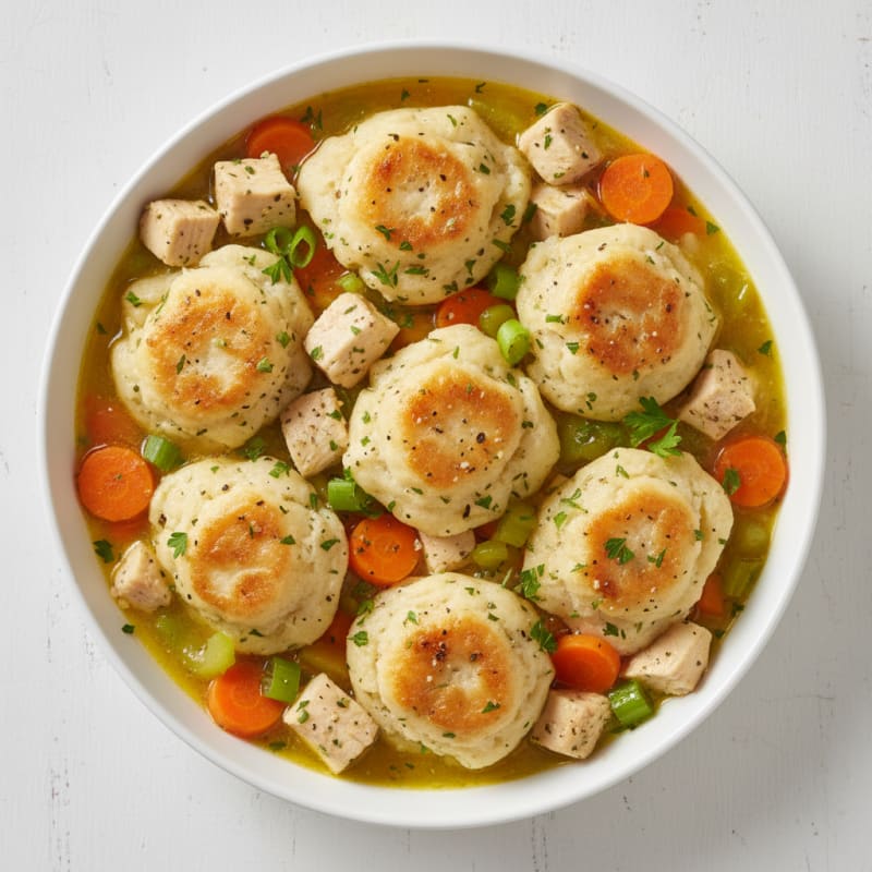 Homestyle Chicken and Herb Dumplings