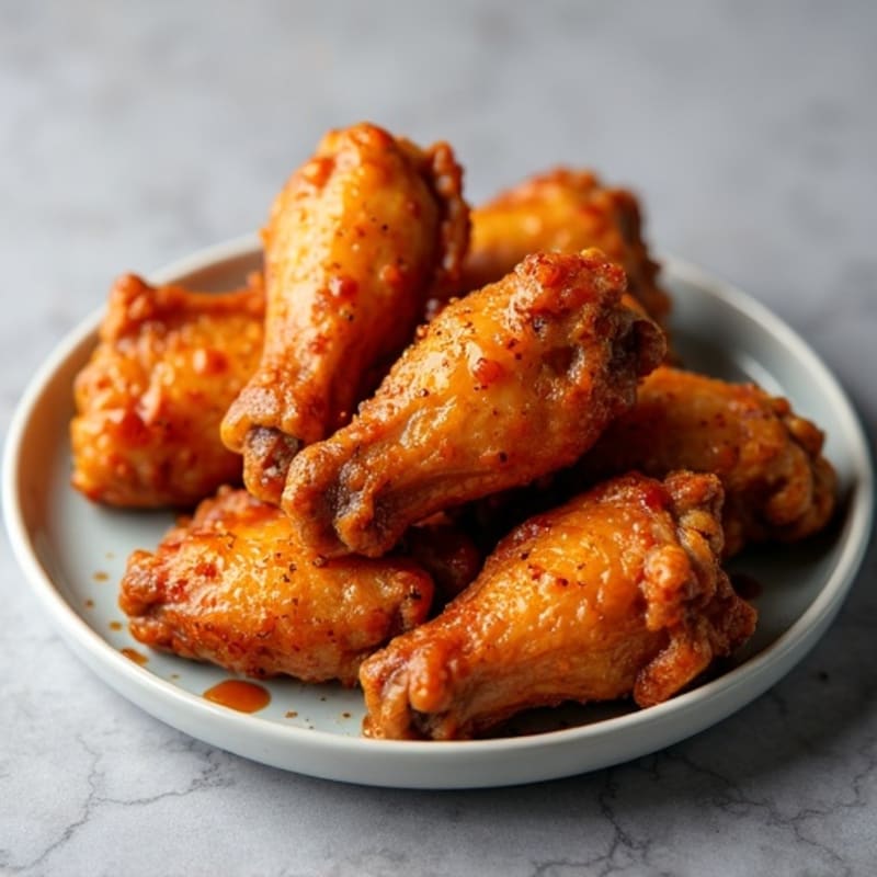 Crispy Honey Glazed Chicken Wings
