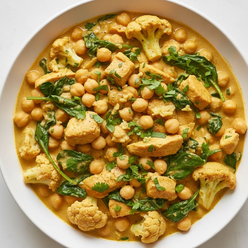 Zesty Spiced Chickpea and Vegetable Curry