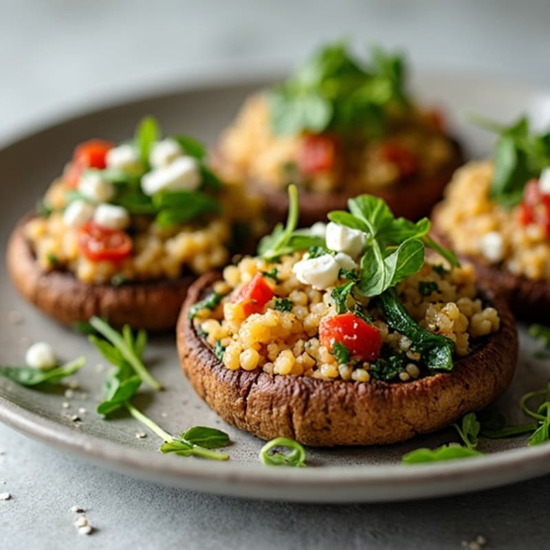 Hearty Stuffed Portobello Mushrooms