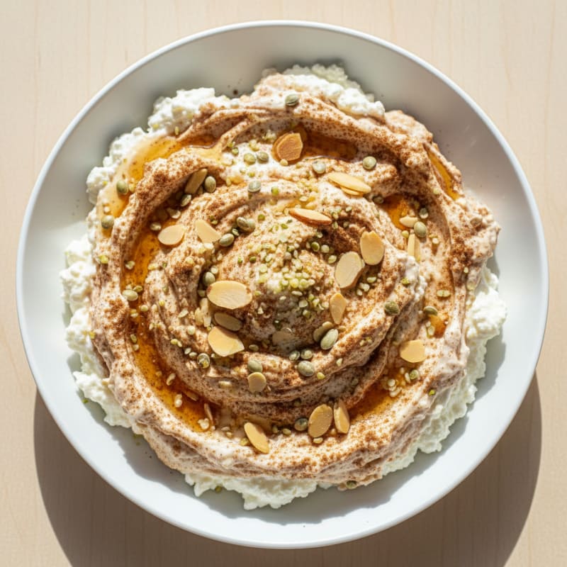 Cinnamon Swirl Cottage Cheese Bowl