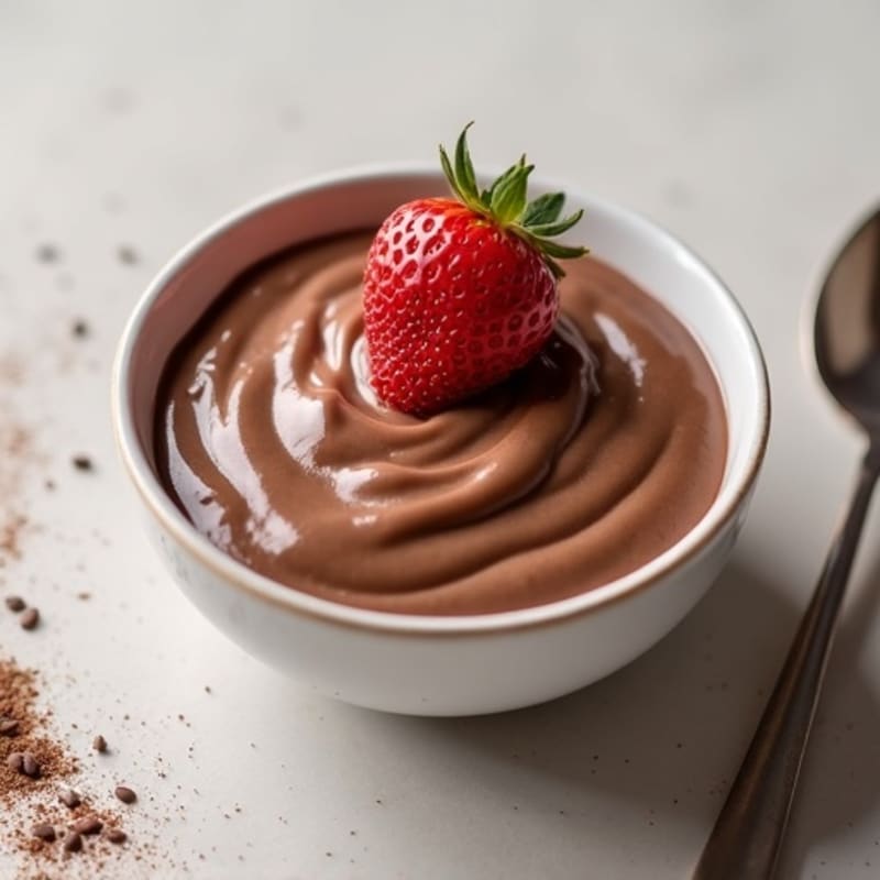 Silky Chocolate Protein Pudding