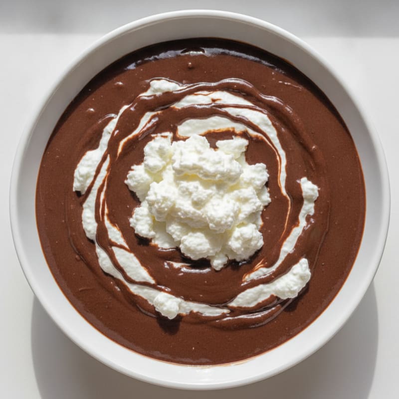 Silky Chocolate Protein Pudding with Greek Yogurt
