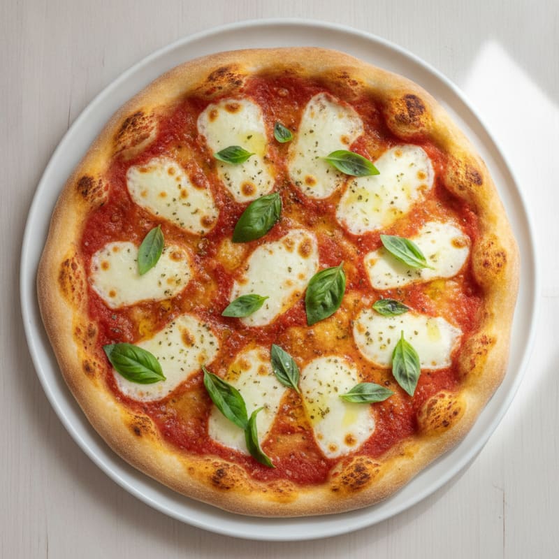 Classic Margherita Pizza with Fresh Basil