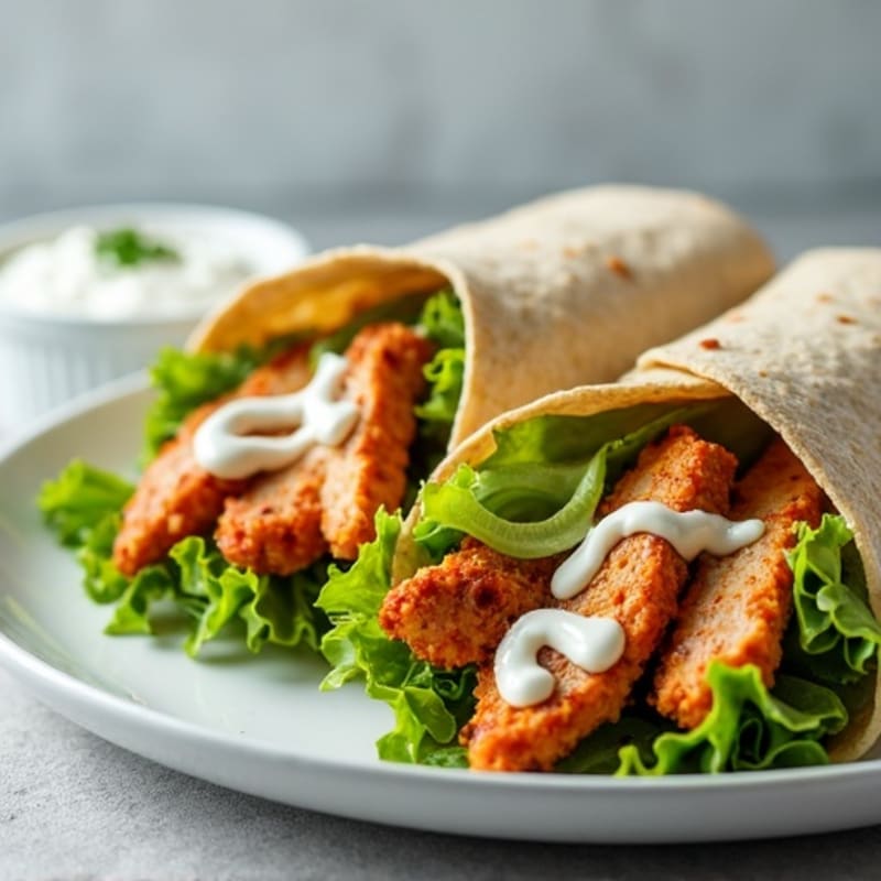 Crispy Buffalo Chicken Wraps