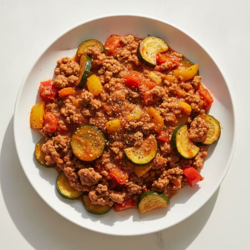 Ground Beef and Vegetable Skillet