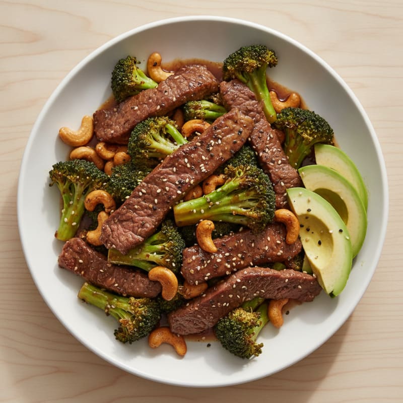 High-Calorie Beef and Broccoli Stir-Fry