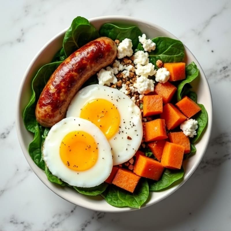 Protein-Packed Sweet and Savory Breakfast Bowl
