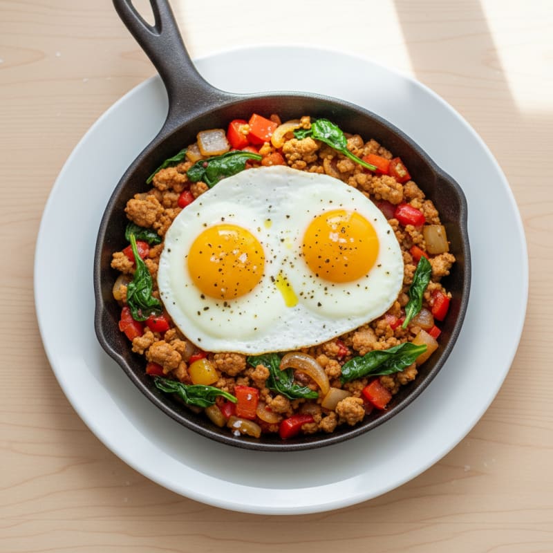 Hearty Grand Slam Breakfast Skillet