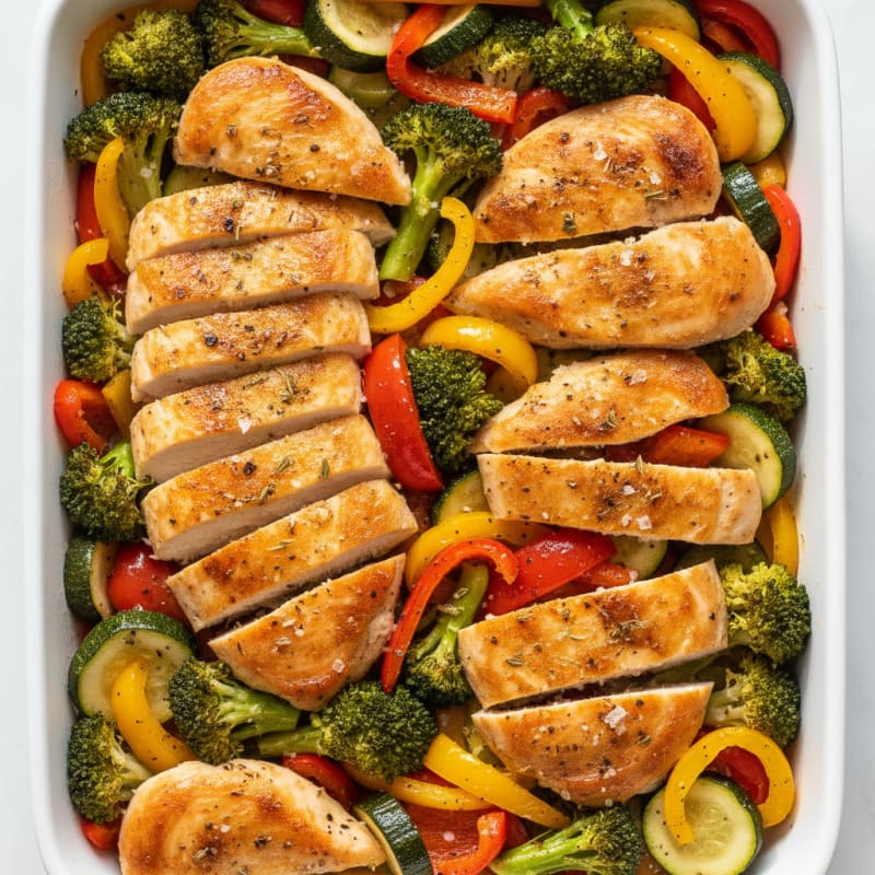 Sheet Pan Lemon Herb Chicken and Veggies
