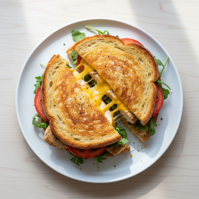 Chicken Cheddar Sourdough Melt