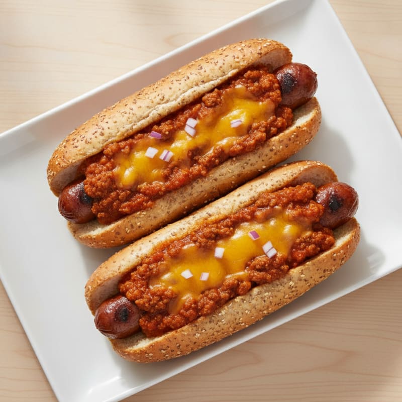 Classic Chili Cheese Hot Dogs