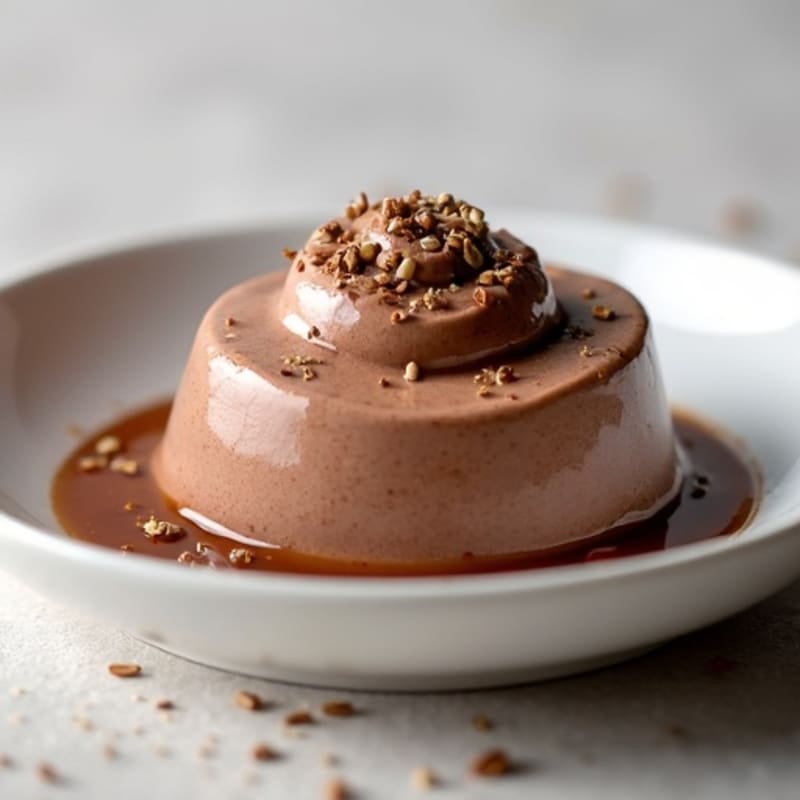 Silky Chocolate Protein Pudding with Greek Yogurt