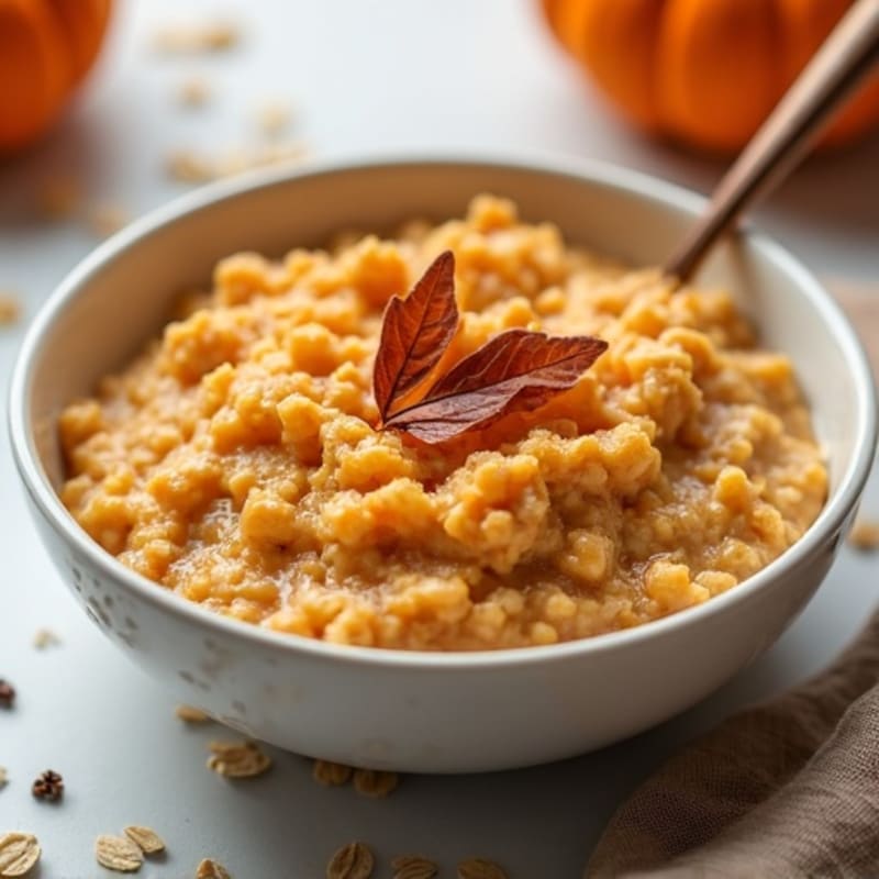 Creamy Baked Pumpkin Spice Oats