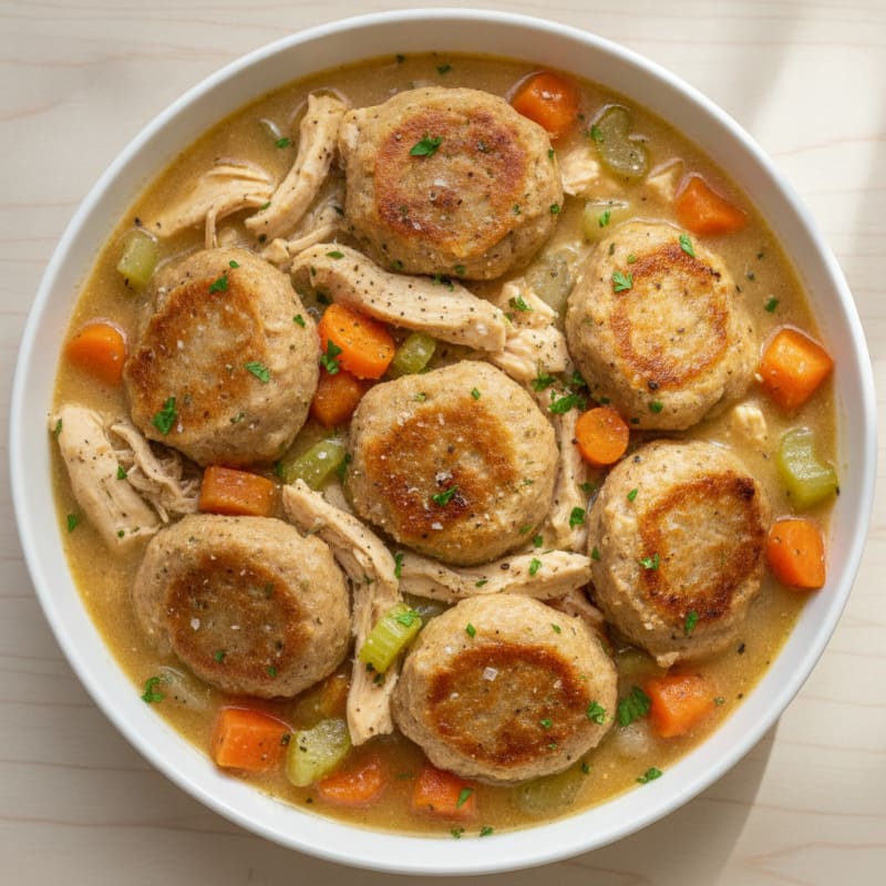 Homestyle Chicken and Herb Dumplings