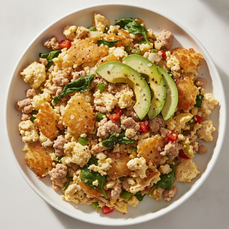 Savory Egg and Hash Brown Scramble