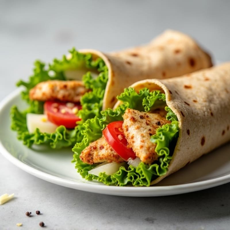 Crispy Chicken Caesar Wrap