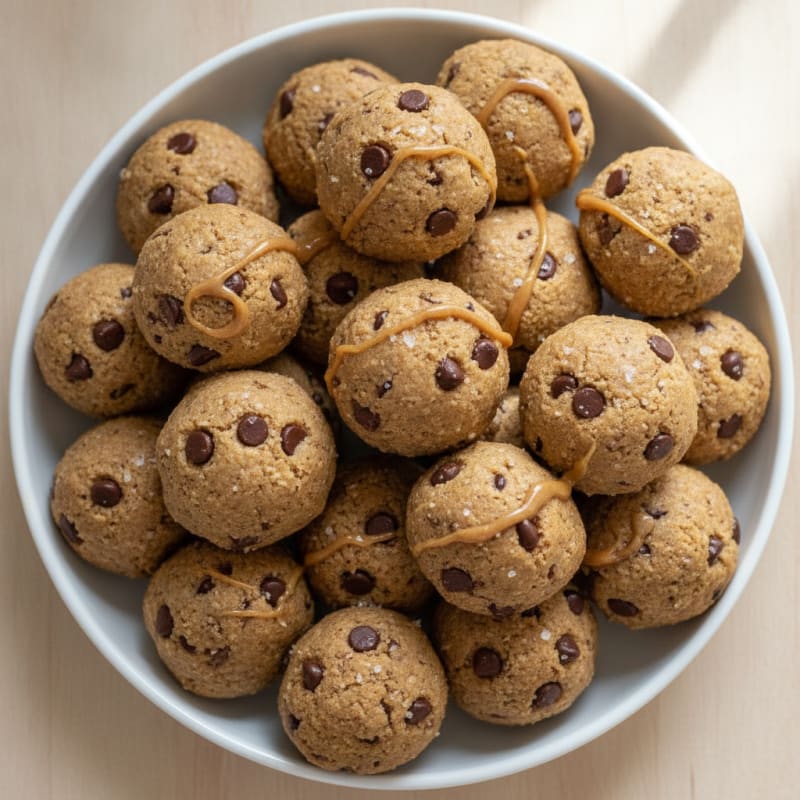 No-Bake Chocolate Chip Protein Bites
