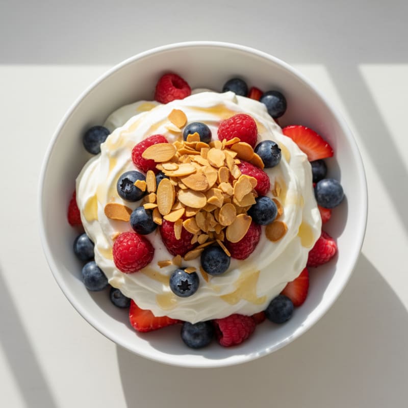 Creamy Greek Yogurt Protein Parfait with Berries