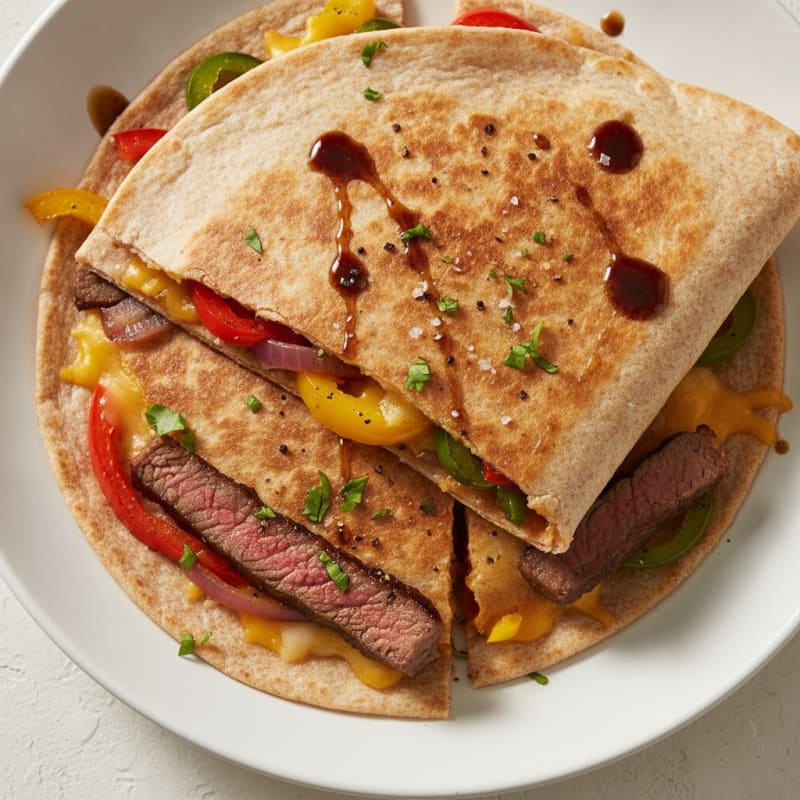 Steak and Pepper Quesadillas