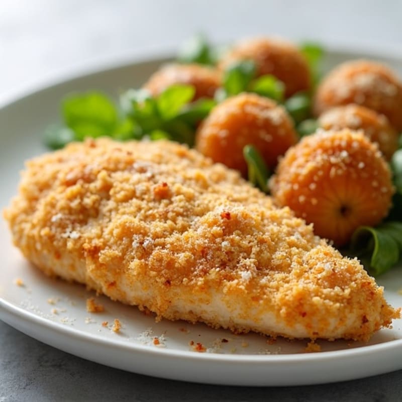Oven-Baked Crispy Almond-Crusted Chicken