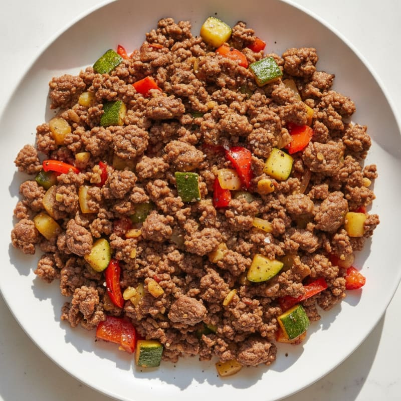 Savory Ground Beef Skillet with Vegetables