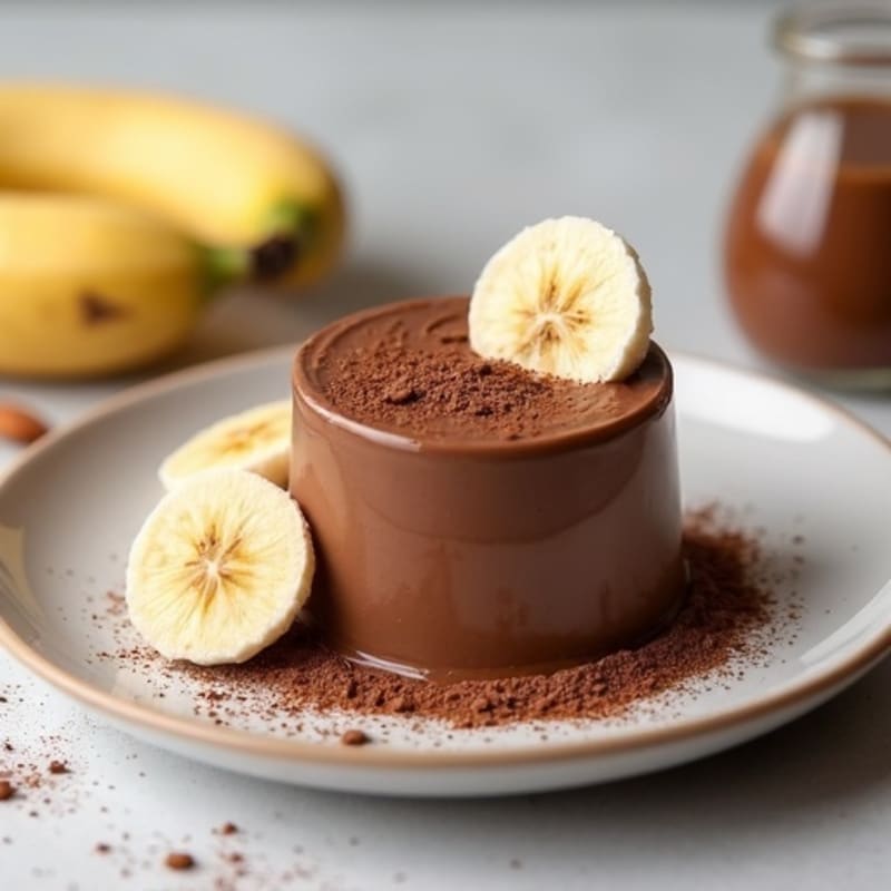 Silky Chocolate Protein Mousse with Almond Butter