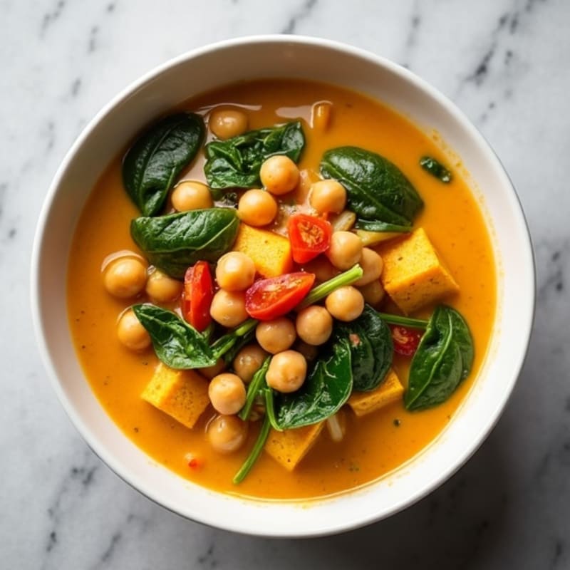 Creamy Coconut Curry Chickpea Stew