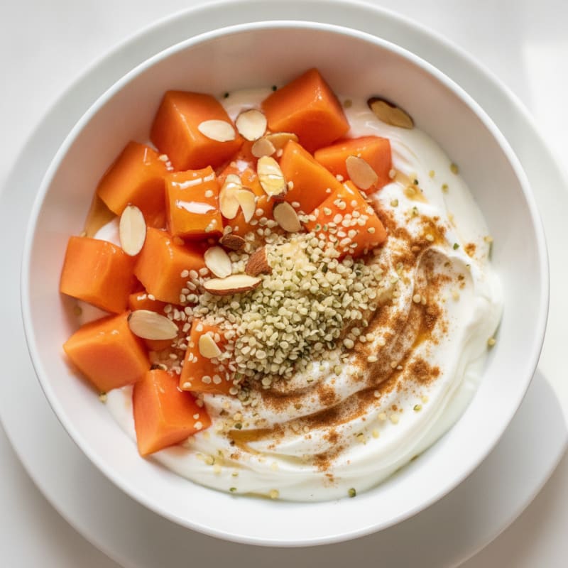 Papaya Yogurt Breakfast Bowl