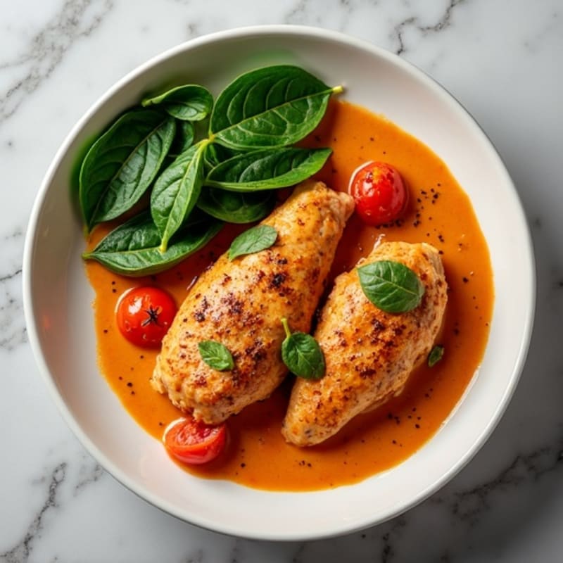 Creamy Spiced Tomato Chicken