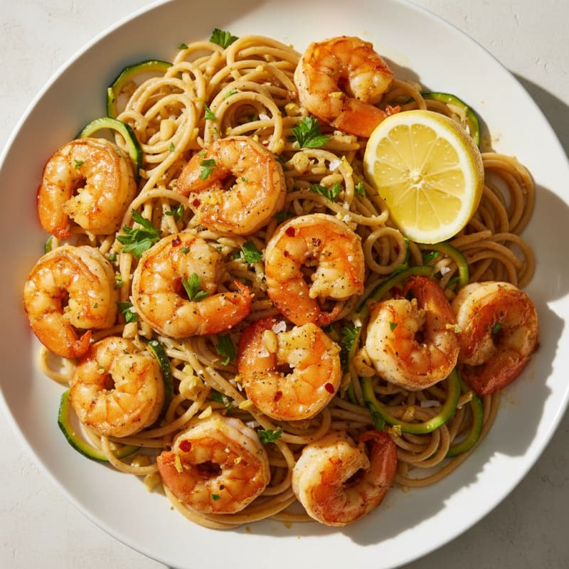 Zesty Garlic Butter Shrimp Scampi