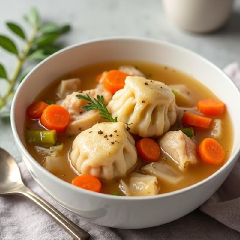 Hearty Chicken and Tender Dumpling Stew