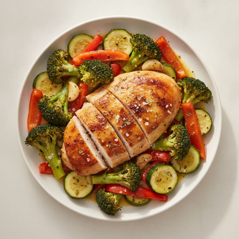 Lemon Herb Roasted Chicken and Vegetables