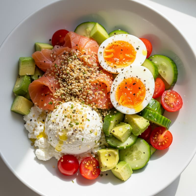 Savory Cottage Cheese Breakfast Bowl